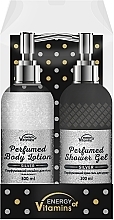 Kup Zestaw upominkowy - Energy of Vitamins Perfumed Silver (sh/gel/300ml + b/lot/300ml)