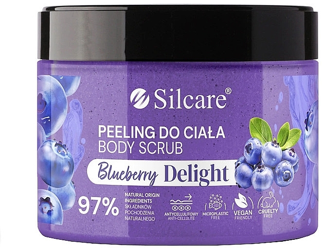 Peeling do ciała - Silcare Blueberry Delight Body Scrub — Zdjęcie N1