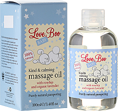 PRZECENA! Kojący olejek do masażu dla dzieci - Love Boo Baby Kind & Calming Massage Oil * — фото N1