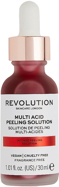 Kwasowy peeling do twarzy - Revolution Skincare Multi Acid Peeling Solution — Zdjęcie N1