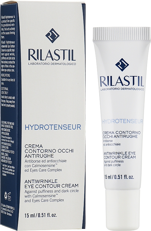 Przeciwstarzeniowy krem pod oczy - Rilastil Hydrotenseur Antiwrinkle Eye Contour Cream — Zdjęcie N2