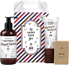 Kup Zestaw - Monsieur Barbier Happy Face Set (cleans/250 ml + cr/75 ml + soap/100 g)