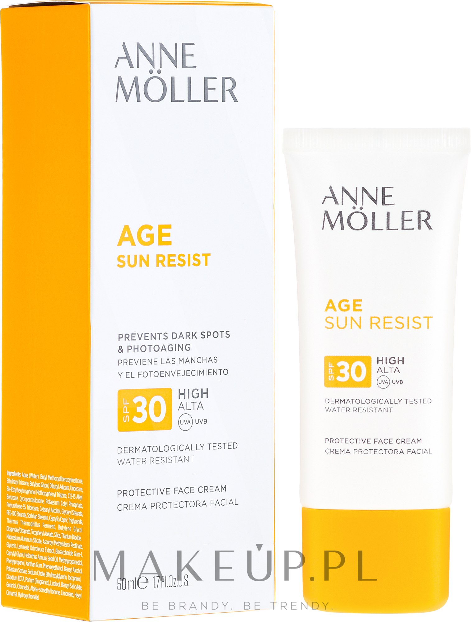 Krem przeciwsłoneczny do twarzy SPF 30 - Anne Möller Age Sun Resist Protective Face Cream  — Zdjęcie 50 ml
