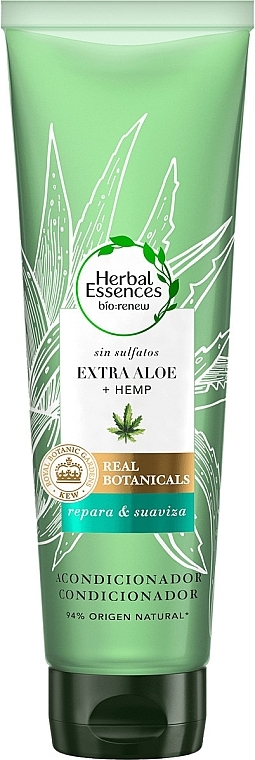 Odżywka do włosów zniszczonych - Conditioner Botanicals Aloe & Hemp Herbal Aloe Vera — Zdjęcie N1