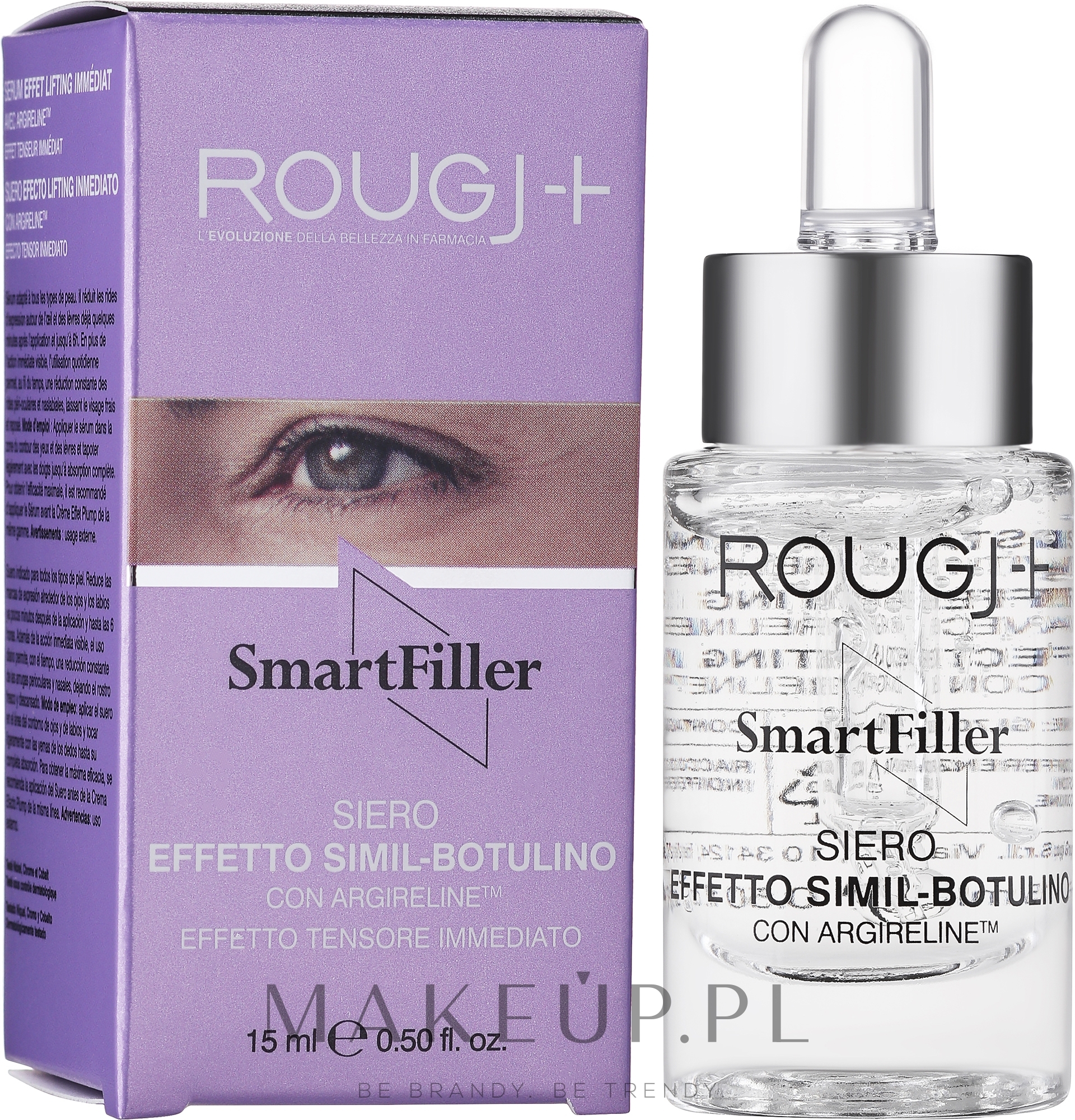 Przeciwzmarszczkowe serum pod oczy - Rougj+ Smart Filler Siero — Zdjęcie 15 ml