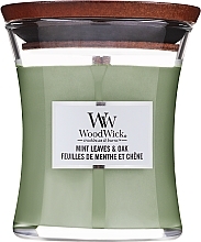 Kup Świeca zapachowa - WoodWick Ellipse Mint Leaves & Oak