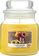 Świeca zapachowa w słoiku - Yankee Candle Fall In Love Golden Autumn — Zdjęcie N1