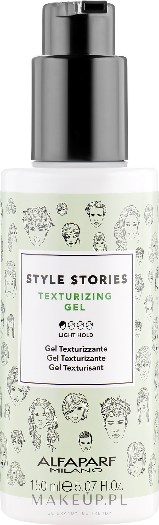 Teksturyzujący żel do włosów - Alfaparf Style Stories Texturizing Gel Light Hold — Zdjęcie 150 ml