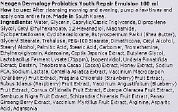 Odbudowująca emulsja do twarzy - Neogen Probiotics Youth Repair Emulsion — Zdjęcie N3