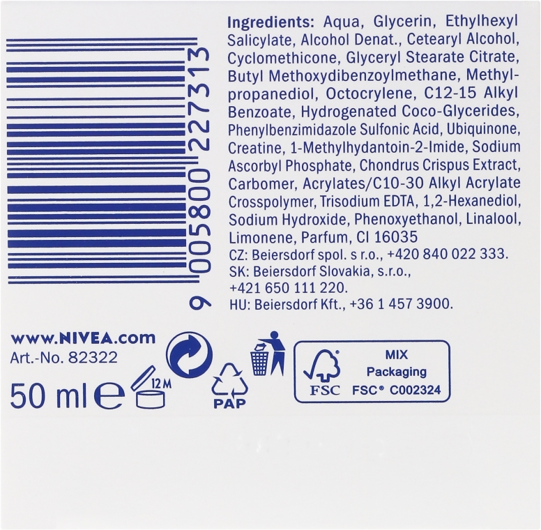 Energizujący krem przeciwzmarszczkowy - NIVEA Q10 Plus Energizing Anti-Wrinkle Day Cream SPF15 — Zdjęcie N3