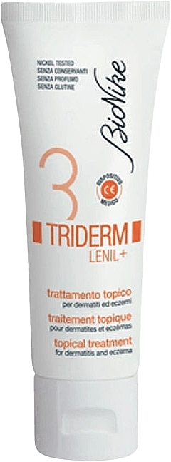 Krem do skóry ze skłonnością do wyprysków - BioNike Triderm Lenil + Topical Treatment — Zdjęcie N1