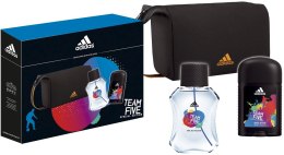 Kup Adidas Team Five Set - Zestaw (deo/55g + edt/50ml + bag)