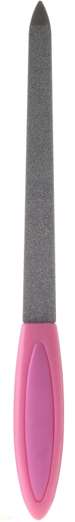 Pilnik szafirowy do paznokci, 17 cm, 77173, różowy - Top Choice — Zdjęcie N1