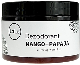 Kup Dezodorant w kremie z mango i papają z nutą wanilii - La-Le Cream Deodorant