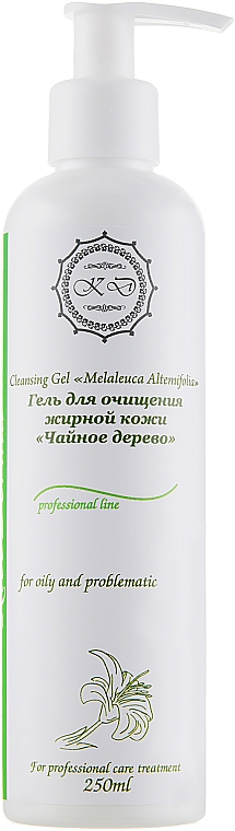 Żel oczyszczający z drzewa herbacianego do cery tłustej - KleoDerma Cleansing Gel Melaleuca Alternifolia — Zdjęcie N1