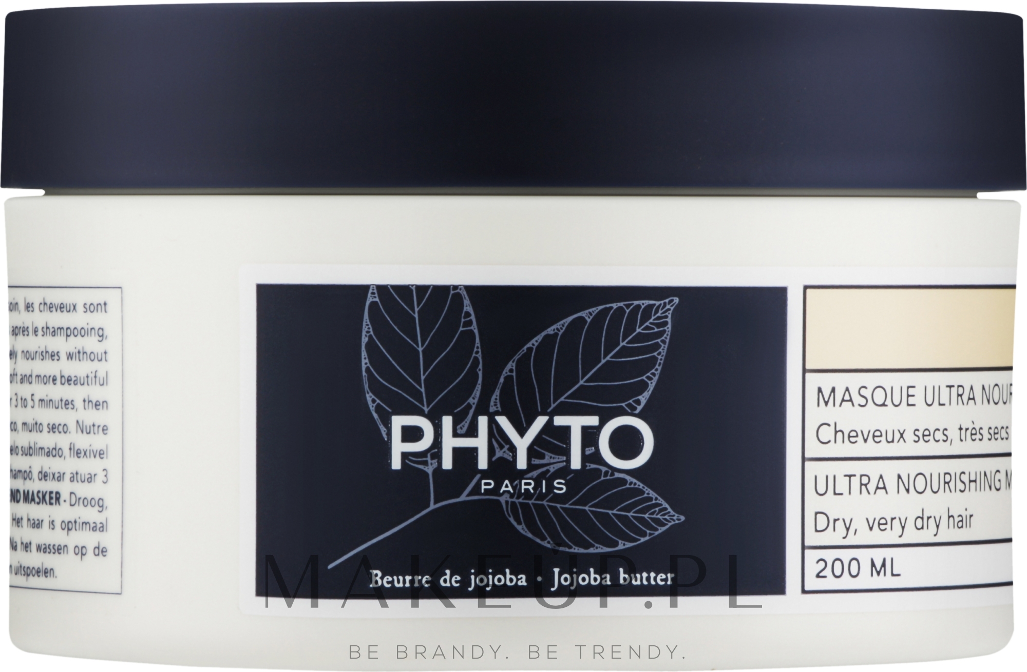 Ultraodżywcza maska do włosów suchych i bardzo suchych - Phyto Ultra Nourishing Mask Dry, Very Dry Hair — Zdjęcie 200 ml