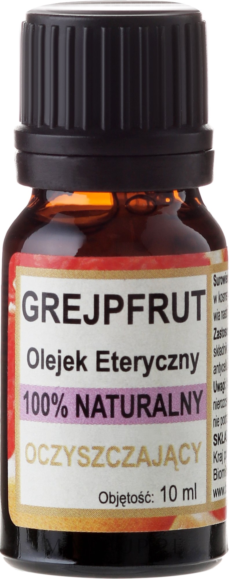Naturalny olejek grejpfrutowy - Biomika — Zdjęcie 10 ml