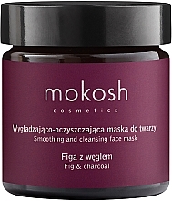 Kup Wygładzająco-oczyszczająca maska do twarzy Figa z węglem - Mokosh Cosmetics Smoothing & Cleansing Face Mask Fig With Charcoal