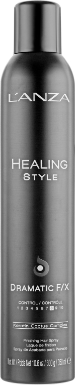 Mocno utrwalający lakier do włosów - L'anza Healing Style Dramatic FX — Zdjęcie N1