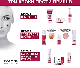 Miejscowo aktywny balsam antybakteryjny do skóry tłustej i problematycznej - Biotrade Acne Out Active Lotion (mini) — Zdjęcie N4