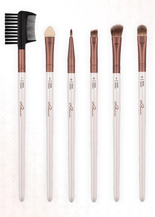 Zestaw pędzli do makijażu, 15 szt. - Luvia Cosmetics Prime Vegan Brush Set — Zdjęcie N4