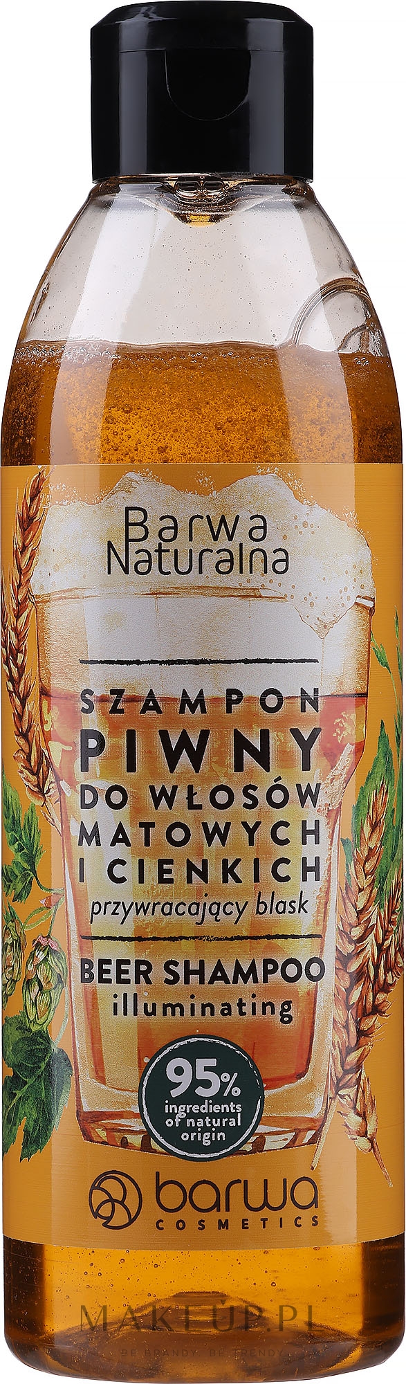 Piwny szampon z kompleksem witamin - Barwa Naturalna Beer Shampoo With Vitamin Complex — Zdjęcie 300 ml