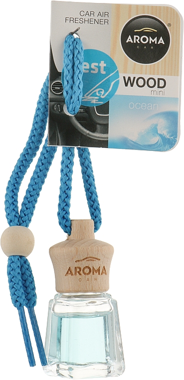 Odświeżacz do samochodu Ocean - Aroma Car Wood Mini Ocean — Zdjęcie N1