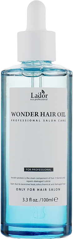 Nawilżający olejek do włosów - La'dor Wonder Hair Oil — Zdjęcie N2
