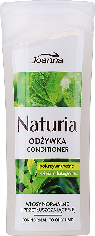 Odżywka z pokrzywą i zieloną herbatą do włosów przetłuszczających się i normalnych - Joanna Naturia — Zdjęcie N1