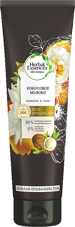 Odżywka do włosów Mleko kokosowe - Herbal Essences Coconut Milk Rinse Conditioner 