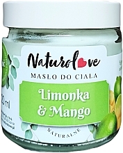 Naturalne masło do ciała z limonką i mango - Naturolove — Zdjęcie N1