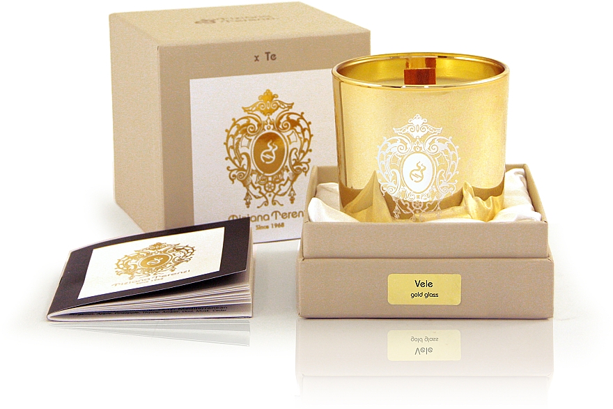 Tiziana Terenzi Vele Scented Candle Gold Glass - Świeca zapachowa — Zdjęcie N1