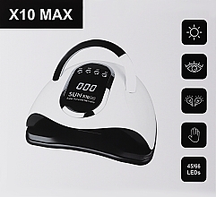 PRZECENA! Lampa do manicure, biała - Lewer Sun X10 Max Super Sunuvled Nail Lamp * — Zdjęcie N2