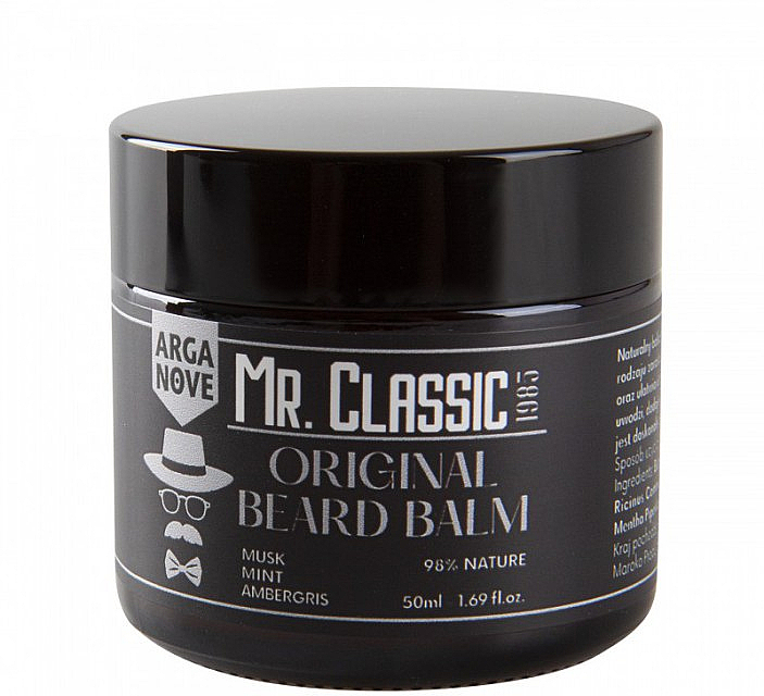 Naturalny balsam do brody - Arganove Mr. Classic Beard Balm — Zdjęcie N1