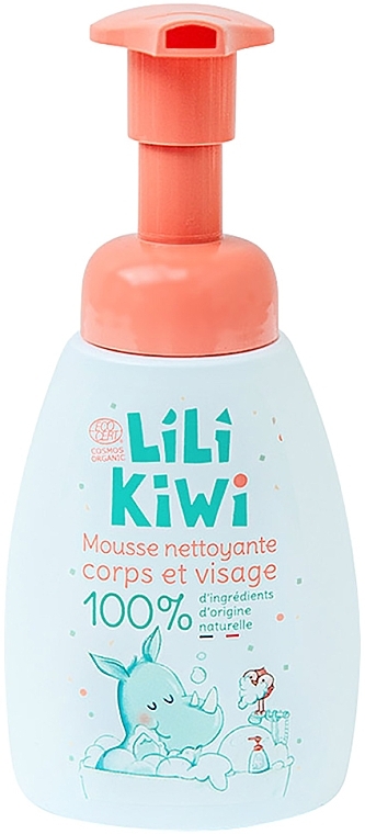 Delikatna pianka oczyszczająca do ciała i twarzy - Lilikiwi Gentle Body and Face Cleansing Foam — Zdjęcie N1