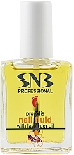 Płyn do paznokci z propolisem i olejkiem lawendowym - SNB Professional Active Nail Fluid With Propolis And Lavender Oil — Zdjęcie N1