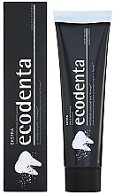 Wybielająca pasta do zębów z węglem aktywnym - Ecodenta Extra Black Whitening Toothpaste — Zdjęcie N2