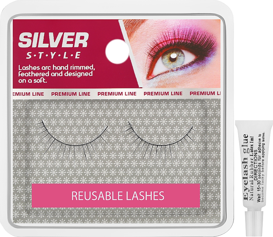 Sztuczne rzęsy, FR-2038 - Silver Style Eyelashes — Zdjęcie N1