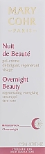 Kup Regenerujący krem-żel do twarzy - Mary Cohr Enriched Overnight Beauty Regenerating Energising Cream Gel