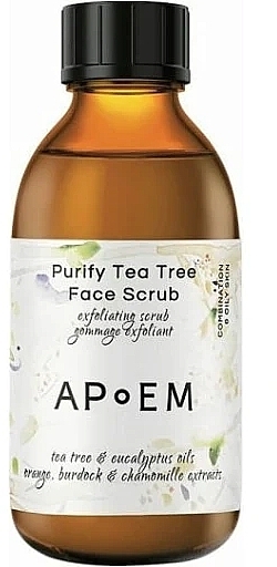 Peeling do twarzy - APoEM Purify Tea Tree Face Scrub — Zdjęcie N1