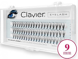 Kup Kępki sztucznych rzęs, 9 mm - Clavier Eyelash	