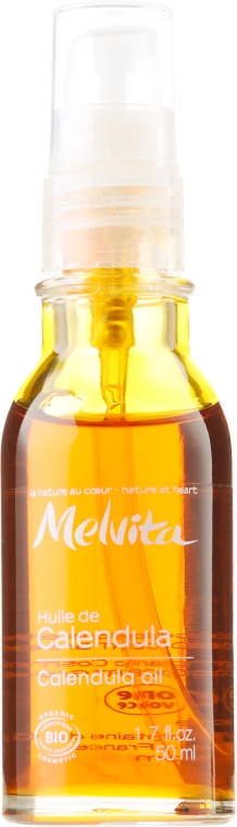 Kojący olejek nagietkowy do twarzy i ciała - Melvita Soothing and Protecting Calendula Oil — Zdjęcie N2