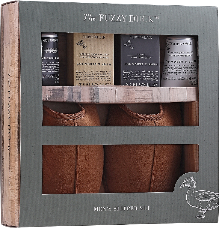 Zestaw, 5 produktów - Baylis & Harding The Fuzzy Duck Men's Slipper Gift Set — Zdjęcie N1