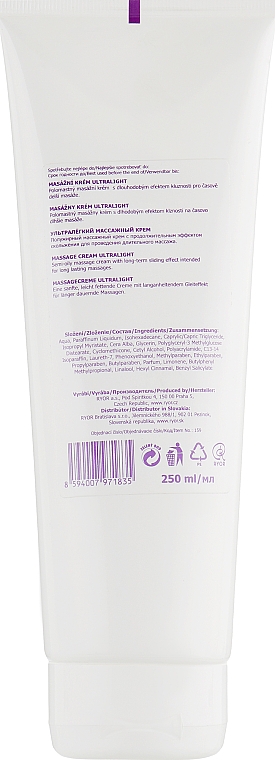 Ultralekki krem do masażu - Ryor Professional Skin Care — Zdjęcie N2