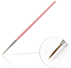 Kup Pędzelek do zdobienia paznokci, 10 mm Pink - Silcare Brush 02