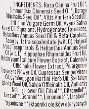 Rozświetlające serum do twarzy Dzika róża, cyprys, geranium + witaminy E i C - Iossi (miniprodukt) — Zdjęcie N5