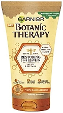 Krem do włosów bez spłukiwania Miód i wosk pszczeli - Garnier Botanic Therapy Restoring 3 in 1 Leave-In Honey & Beeswax — Zdjęcie N1