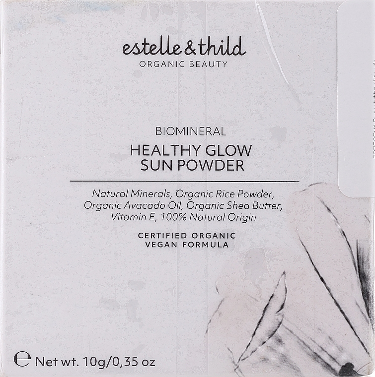 PRZECENA! Puder brązujący do twarzy - Estelle & Thild BioMineral Healthy Glow Sun Powder * — Zdjęcie N1