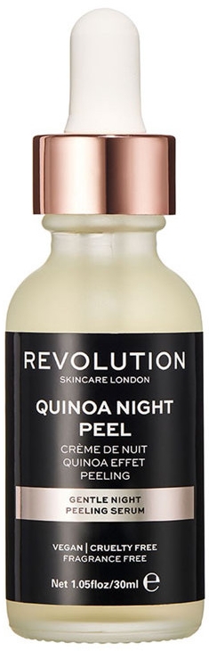 Delikatne serum-peeling do twarzy - Makeup Revolution Quinoa Night Peel — Zdjęcie N2
