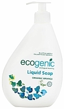 Mydło w płynie Organiczna pomarańcza - Ecogenic Liquid Soap Organic Orange — Zdjęcie N1